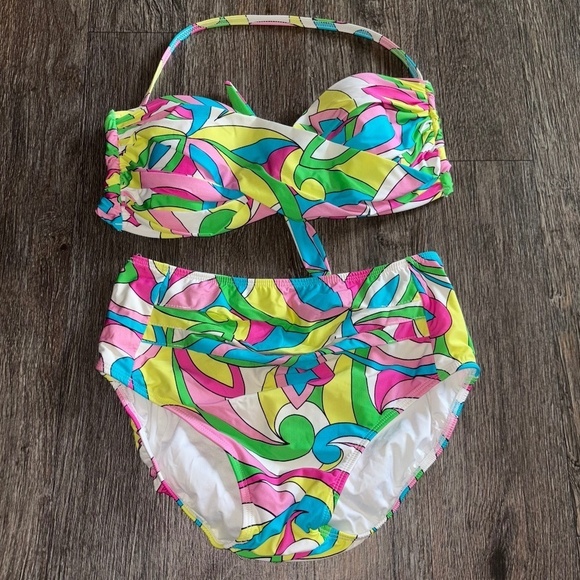 Tara Grinna size 8 Two piece swimsuit great condition - Picture 1 of 7